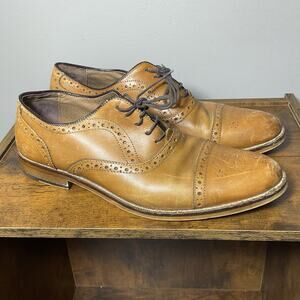 Classic Tan Leather Men's Loafers